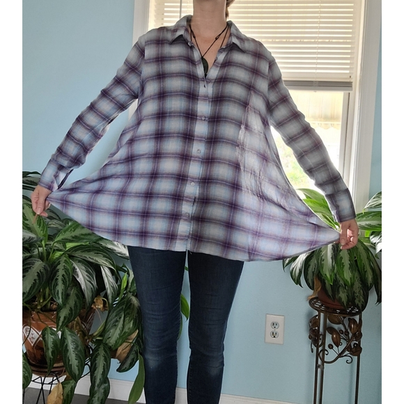 Free people gauze button up - Picture 9 of 12